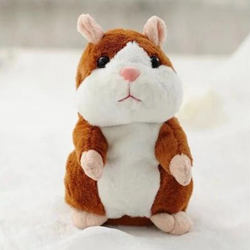 Talking Hamster Falante Mouse Pet Plush Toy Cute Sound Record Stuffed Doll Gifts
