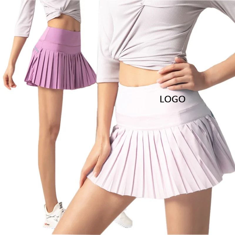 2024 NEW MSR MS834 Custom Logo Women Buttery Soft Built-in Short Golf Skirt Pleated Running Workout Tennis Skirt