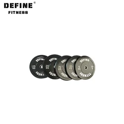High Quality Custom Logo  Weight Plates Lifting Cheap Plates Rubber Bumper Plates Rubber Coated Weight Plates