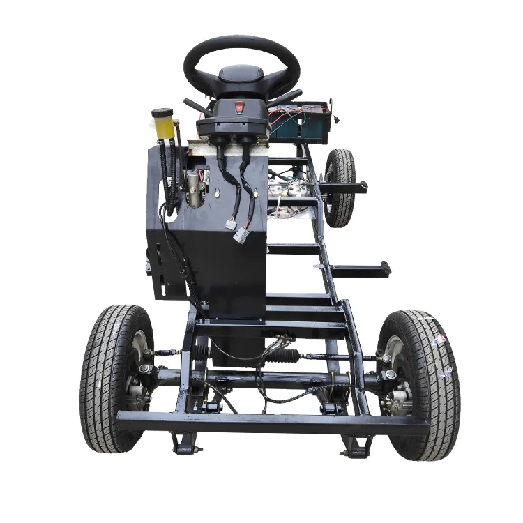 Electric car frame , old vehicle convert to electric ,  motor, controller, rear axle , battery, McPherson suspension