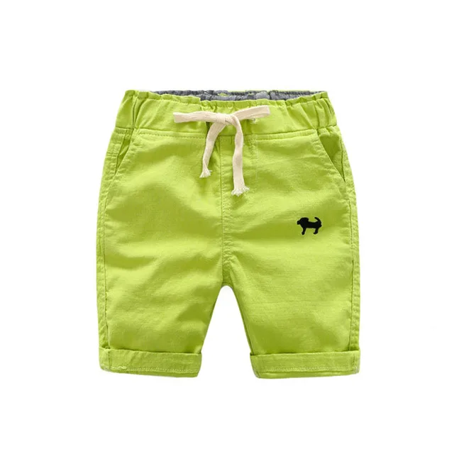 
Wholesales Breathable Cotton Boys Comfortable Summer Shorts Boys Kids for Toddler Boy Solid Color with Pockets and Rope 