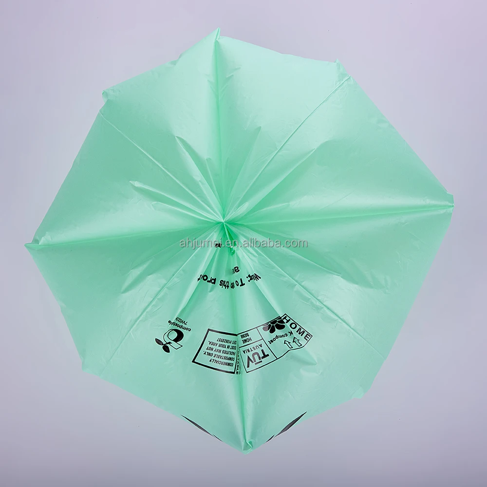 Manufacture compostable trash bags contractor custom biodegradable plastic garbage bag