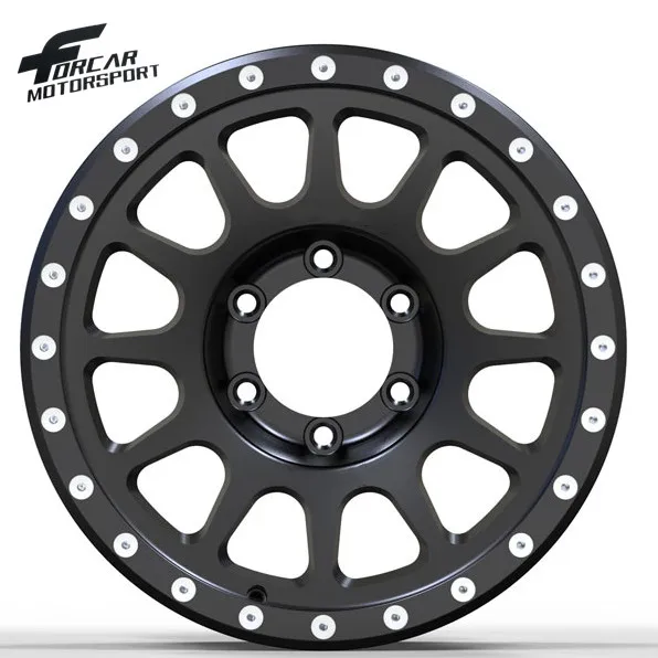 Deep lip 17 inch alloy wheels 5/6 holes car rims for off-road