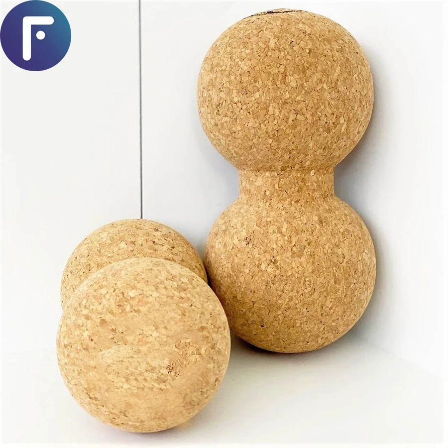 Custom Printed Peanut Massage Ball Supplier Fitness Accessories Gourd Tpe Massage Ball for beginner