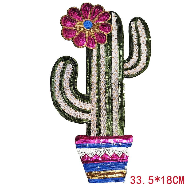 Sequined bling  clothing large embroidered patches custom embroidery clothing accessories cloth patches