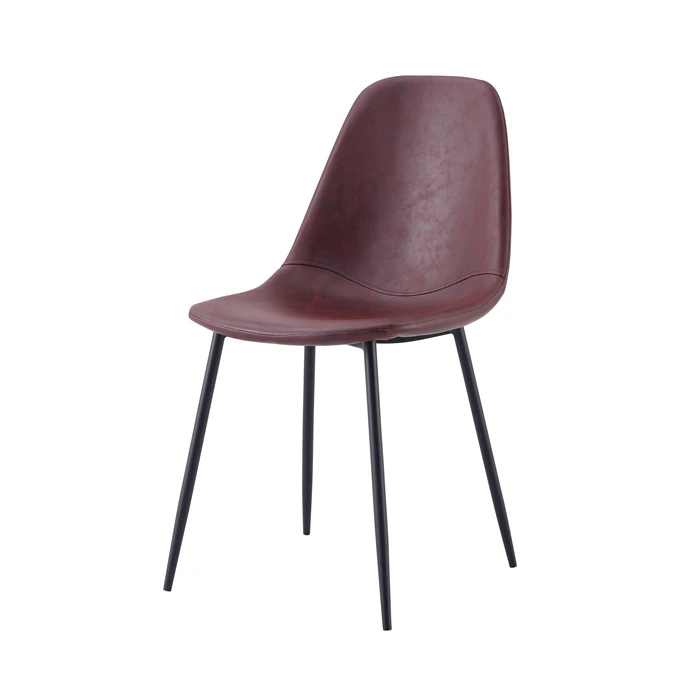 Tianjin Factory Cheap Modern New Design Restaurant Cafe Furniture Dining Leather Table and Chair for Sales