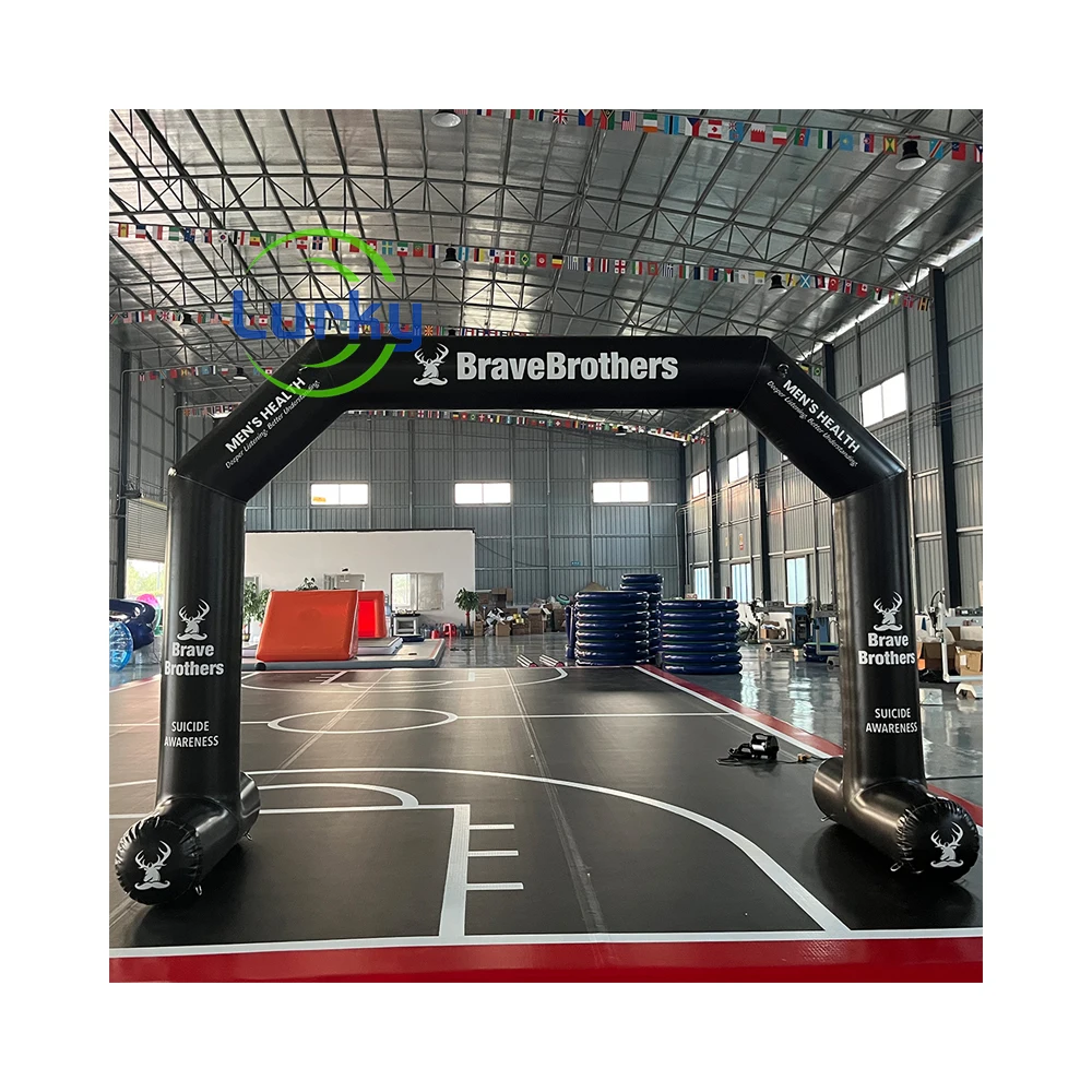 Custom Inflatable Gate Arch Finish Line Archway Gate Inflatable Running Arch
