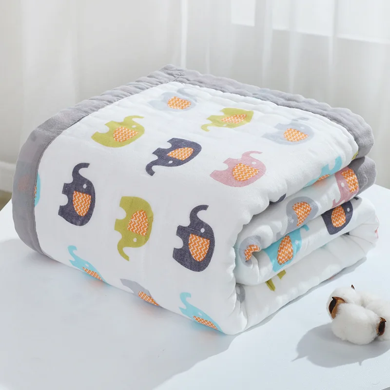 Factory custom hot sell boys girls kids toddler 100% Cotton baby weighted blanket for Kids Small Pockets