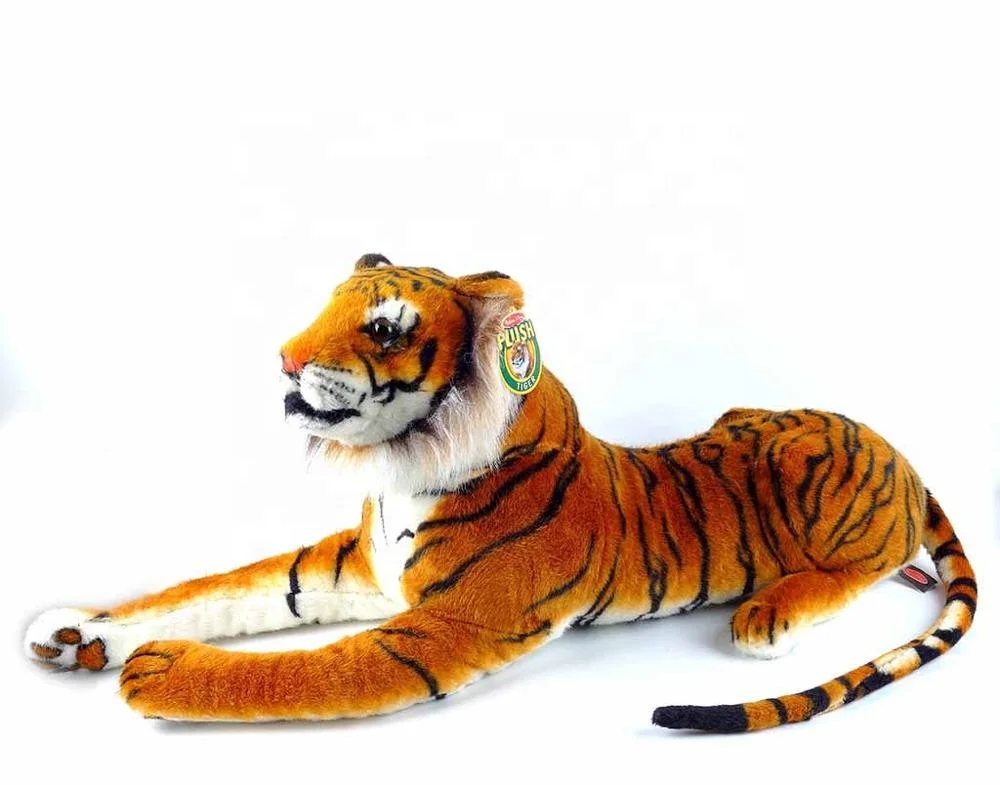 Simulation Animal Tiger Plush Toy Large Amazing Realistic Tigers Collection