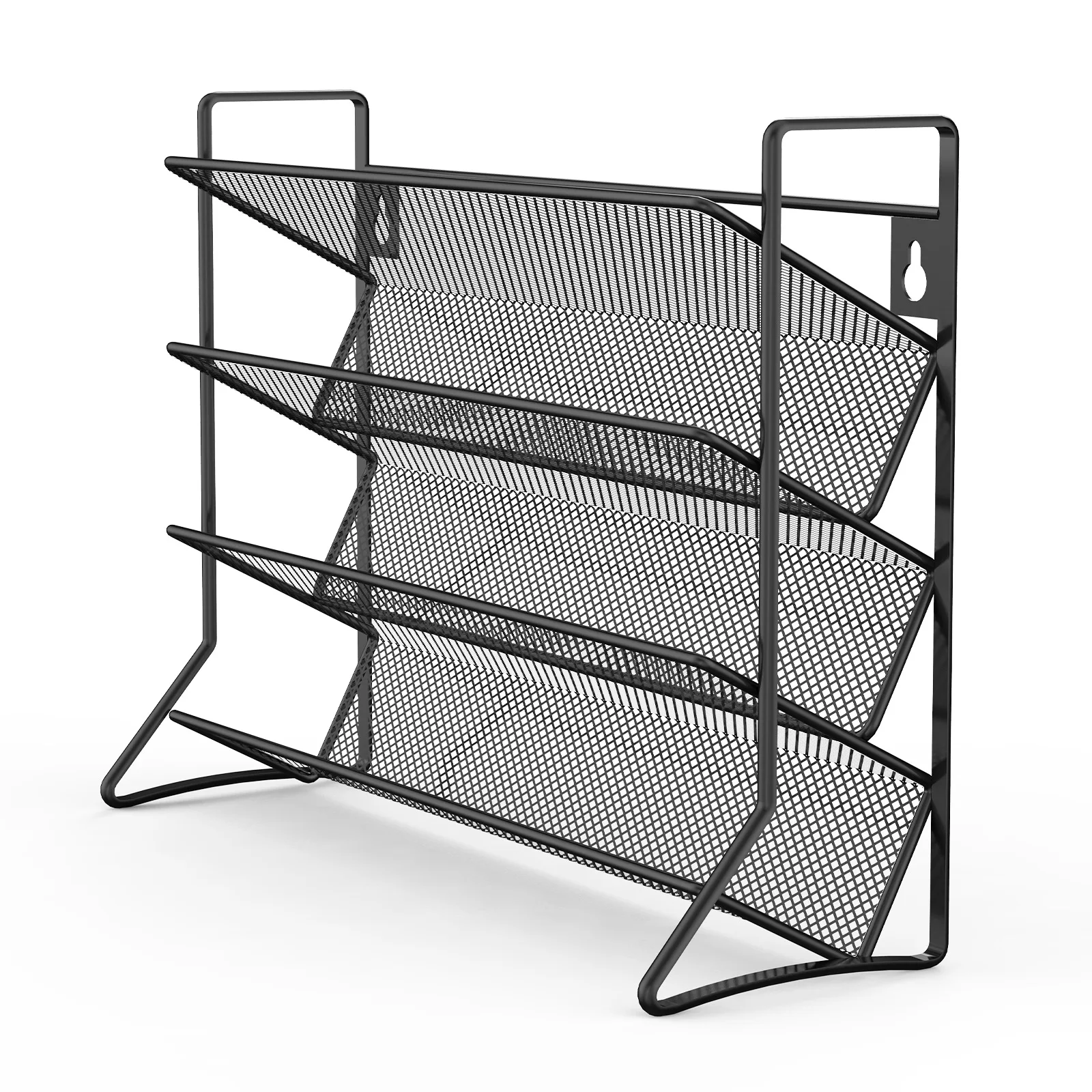 wall mounted Metal iron 4 Tier Seasoning Spice jars Rack Organizer for Cabinet Countertop