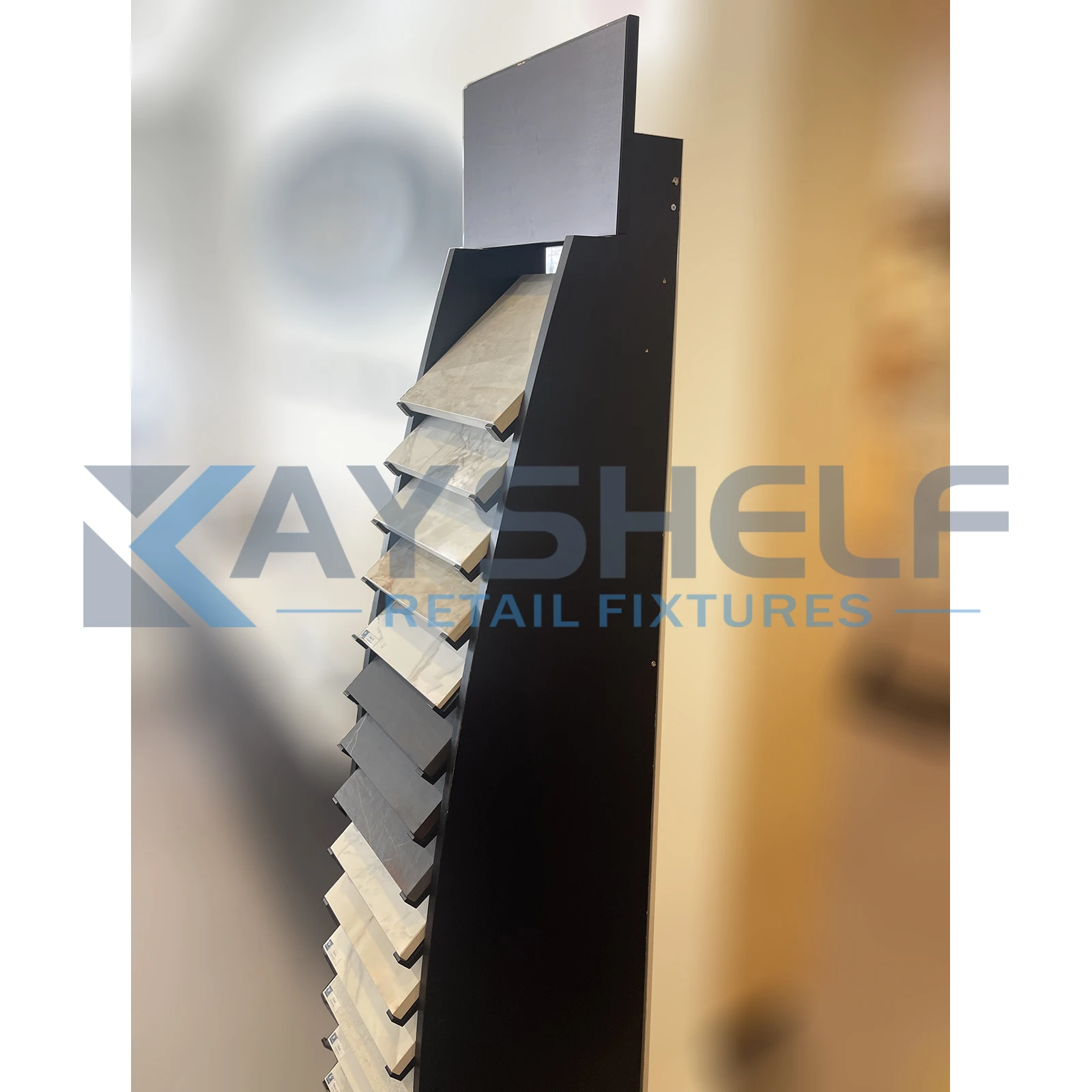 Quartz Stone Display Stand Tile Stone Floor display Stand Rack