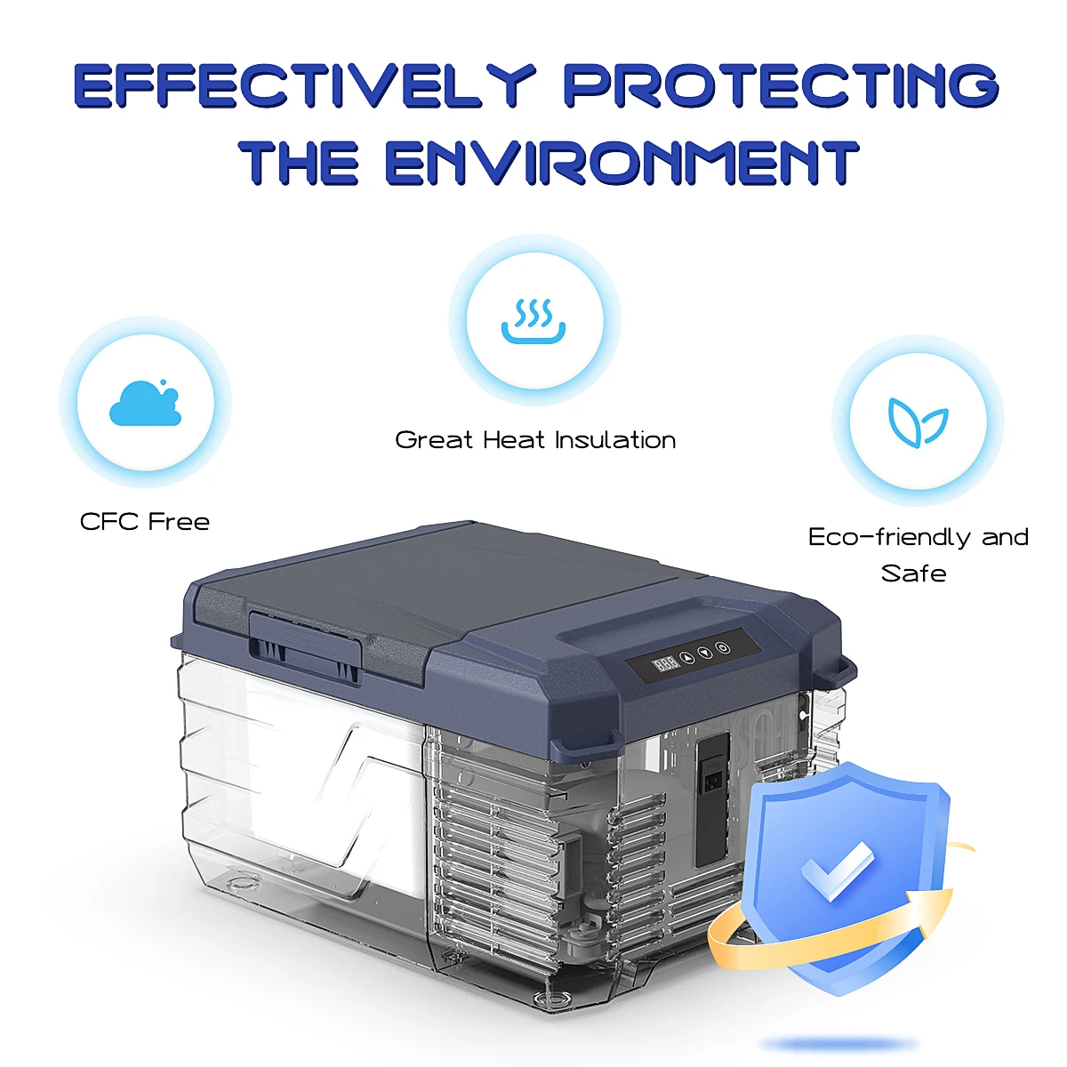 MU NL9 Electric AC Compressor Power 12 Volt Travel Car Camping Cooler Portable Car Freezer Refrigerators