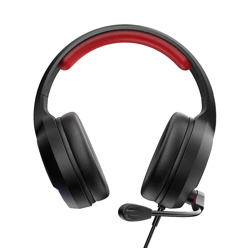 TS-M21 Gaming Earphones Headset 3.5mm Audio Jack USB Wired Detachable Mic 50mm Drivers Stereo  Headphone For Laptop PC PS4/5