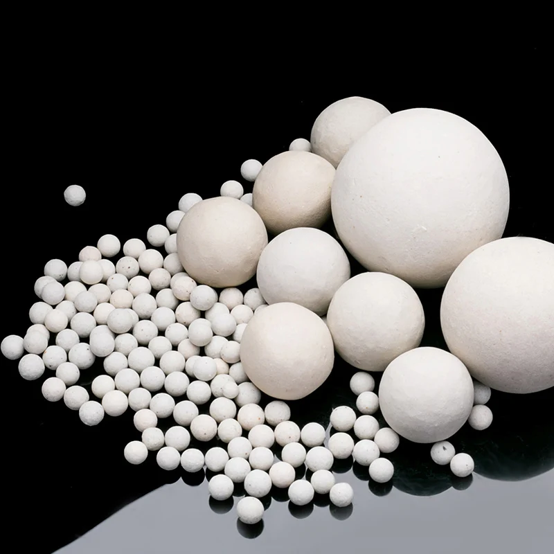 High Density 17%-65% Al2O3 Inert Alumina Ceramic Ball Support Media Porcelain Ball