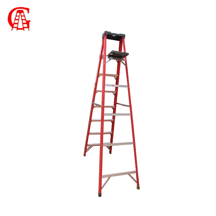FRP Folding Ladder 4 6 8 10 12 Foot manufacturer ladder Fiberglass ladder supplier