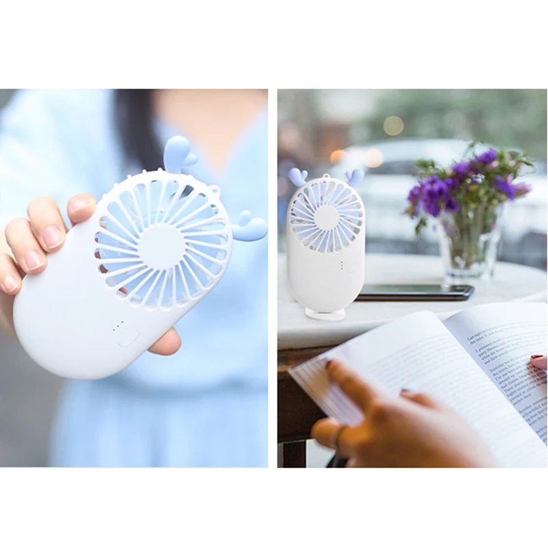 New handheld pocket mini fan portable USB charging electric fan