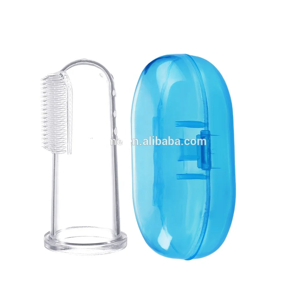 
silicone baby toothbrush baby thumb silicon oral clean toothbrush safety Food grade soft silicone baby finger toothbrush 