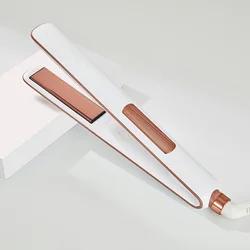 Ionic hair curler 230 degree hair straightener flat irons titanium high quality 3 in  flat iron for dry hair roots and tips