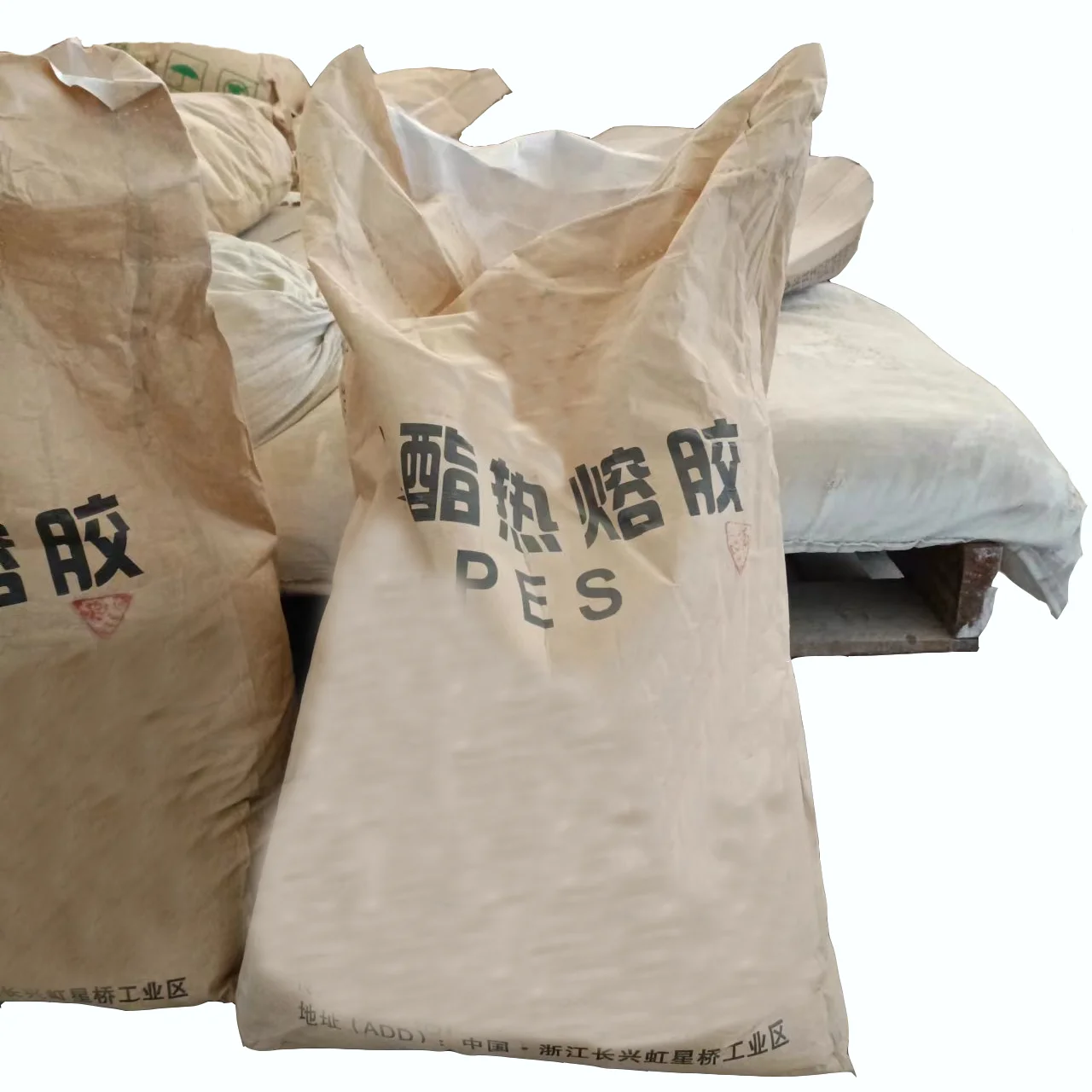 Sanjin 30% Polyester Hot Melt Adhesive Pes Coating Good Bonding Strength For Interlining