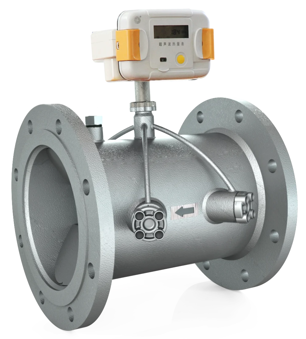 Cold and hot metering can be rea durable Using Low Price Large Diameter Ultrasonic Calorimeter Heat Meter With MID certification