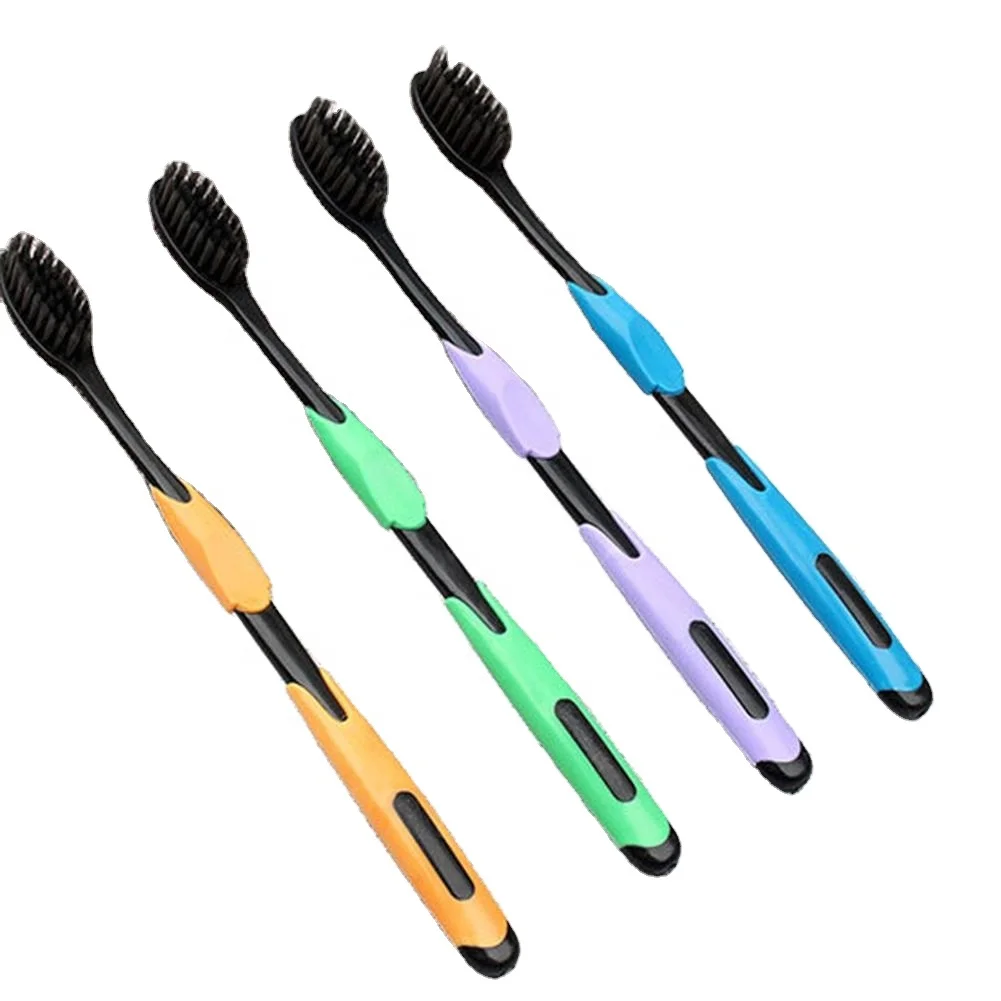RTS 2023 Toothbrushes soft hair independent packaging adult male and female students toothbrushes adult home family pack wholesale