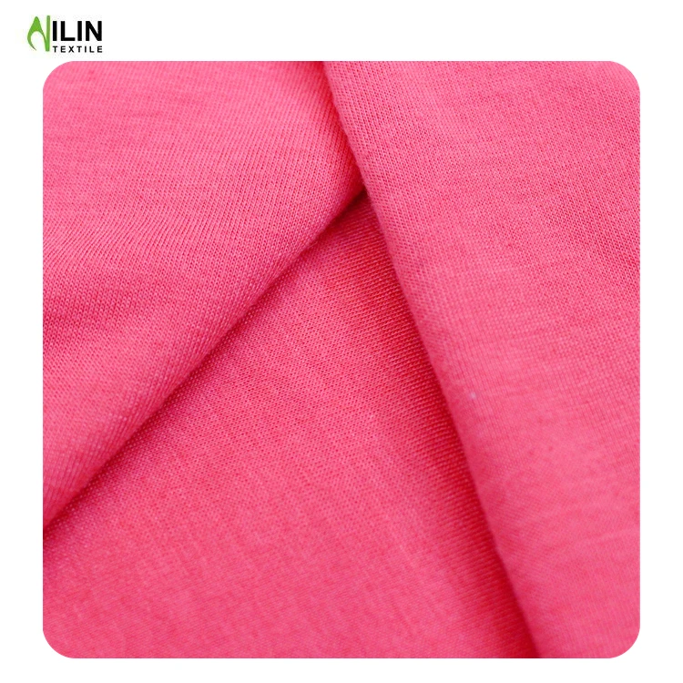 100% трикотажная ткань из полиэстера, однострейчевая трикотажная ткань для футболки