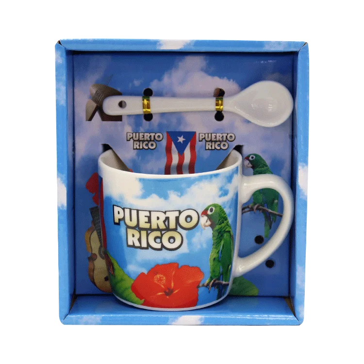 Unique Production Puerto Rico Colorful Mug Sublimation Souvenir Cup Ceramic Coffee Custom Mug