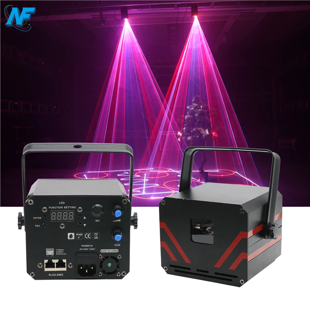Factory price 300mw RGB Full color  Indoor DJ  Party Night Club Stage Light ProjectorLaser Light