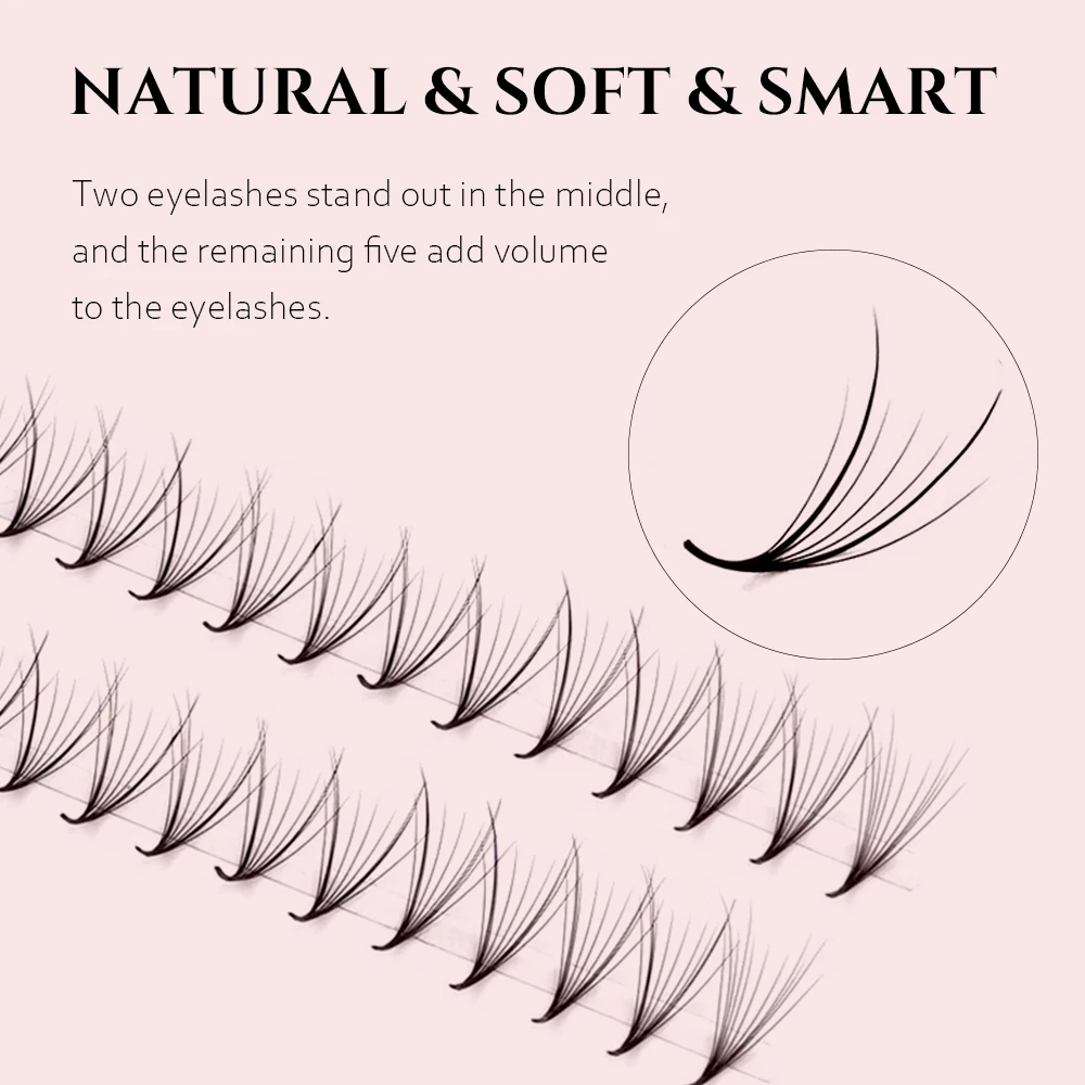 Gollee Cute Volume Matte Black Dark Fluffy Lash Extensions Fans Lash Tech Pre Made Lash Extension Fans J Curl Eyelash Extensions