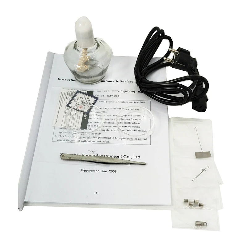 Automatic Liquid Surface Tension Meter Interfacial Tensiometer With Platinum Plate and Platinum Ring Method 0 to 400mN/m Range