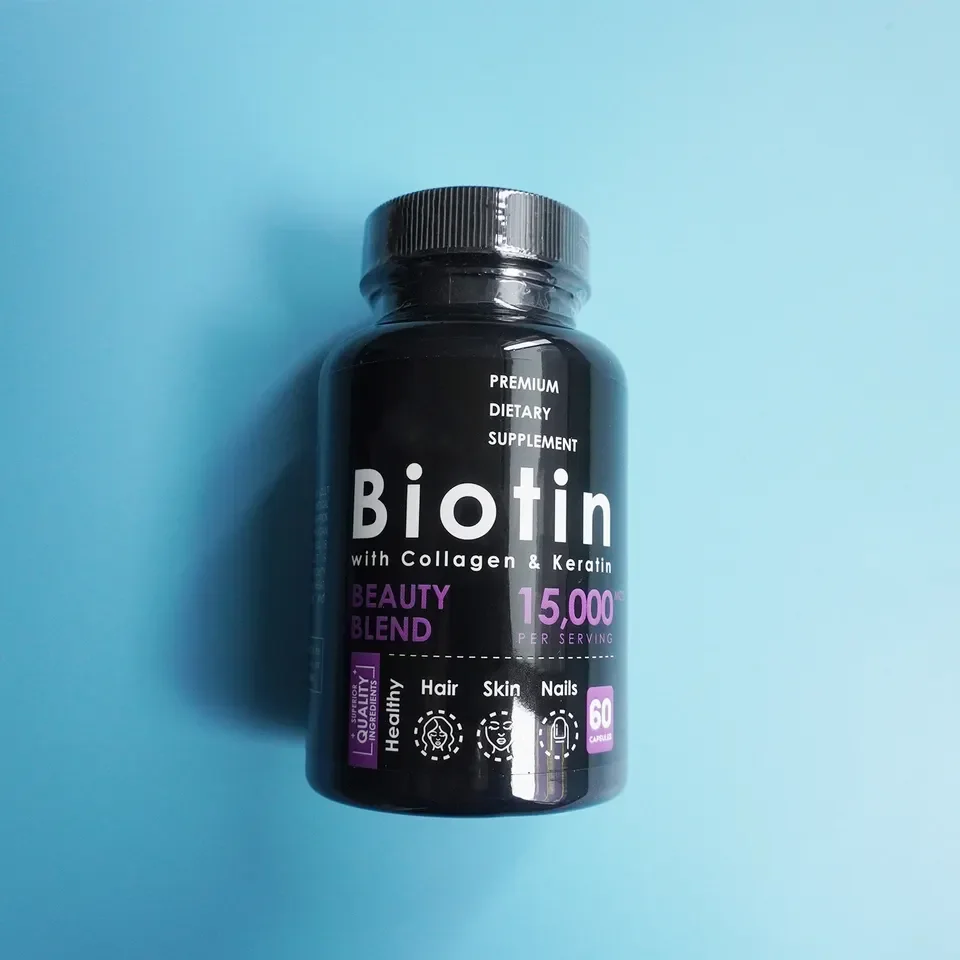 OEM/ODM Private label botin капсулы витамины для волос с коллагеновым кератином роста добавки ухода за кожей ногтей таблетки