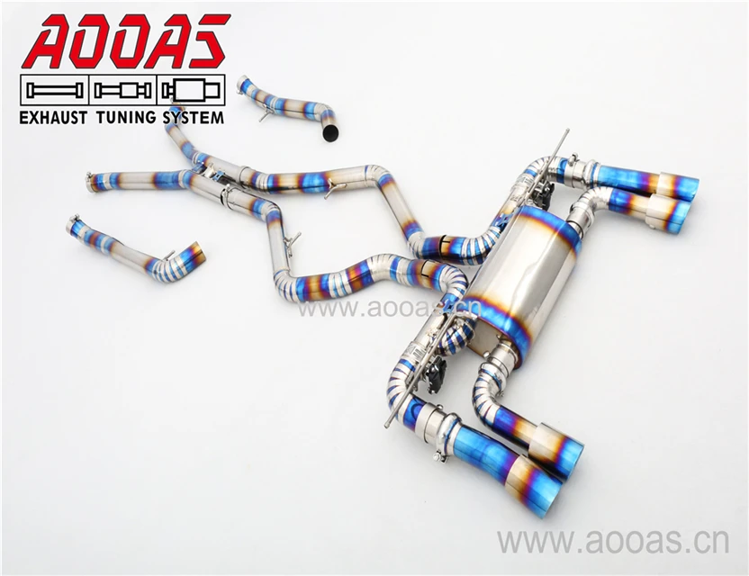Китайская фабрика титановый выхлопной Catback комплект для автомобиля X5M