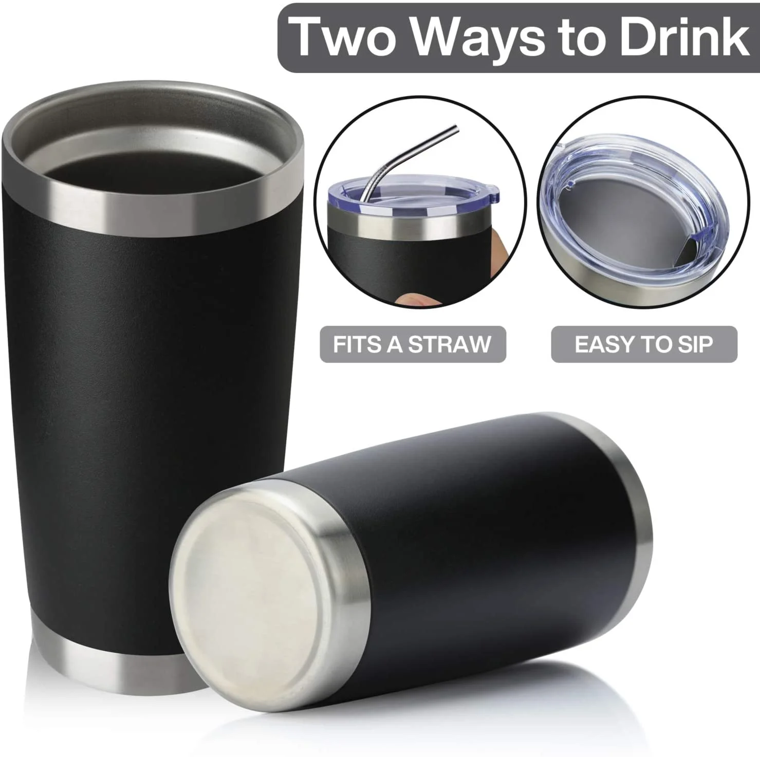 Hot Selling 20\30 oz Tumbler Stainless Steel Travel Mugs Double Walled  Vacuum Cup Powder Coating Car Tumbler Coffee Mug