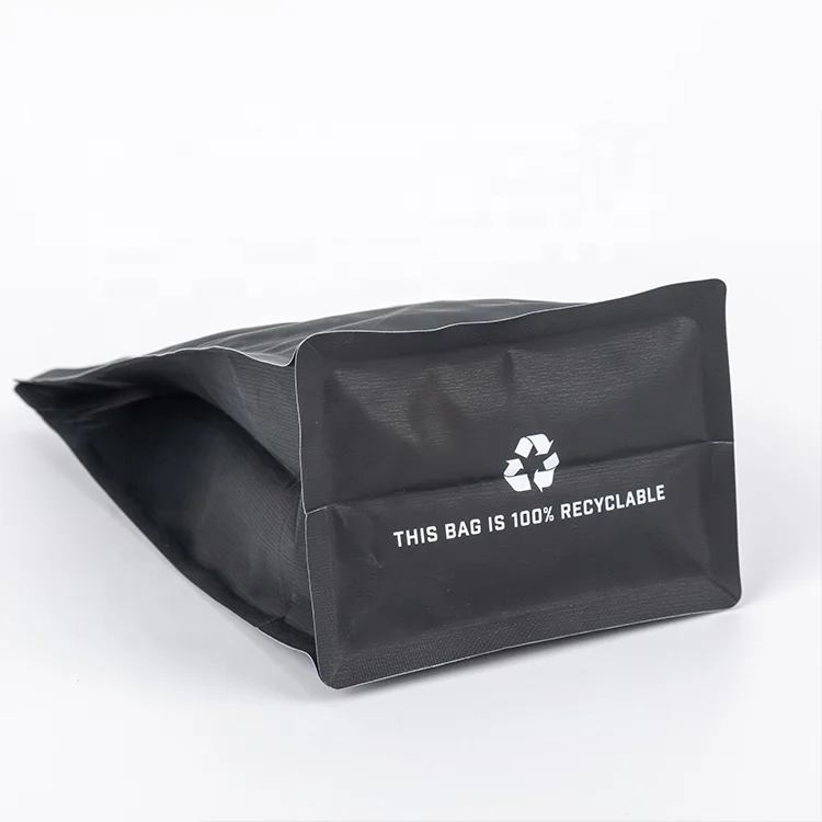 High quality matt color Aluminum Foil 16 oz 12 oz 10 oz coffee bags laminated material with zipper