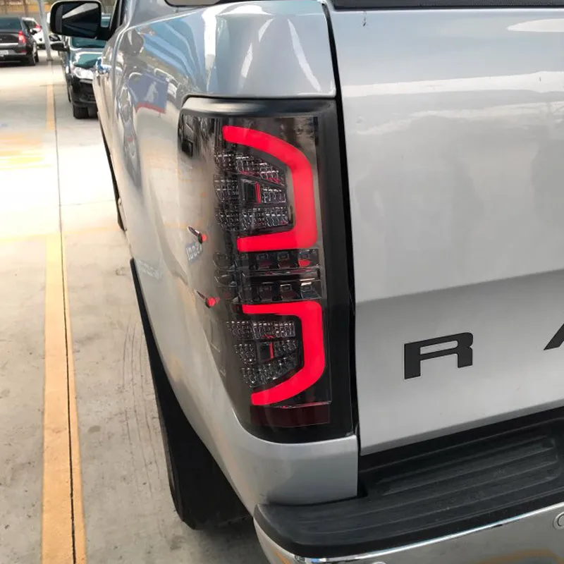  Дым светодиодный задний фонарь для Ford Ranger T6 T7 T8 PX1 PX2 PX3 Wildtrak 2012-2020 автомобильный сигнал стоп-сигнал лампа заднего
