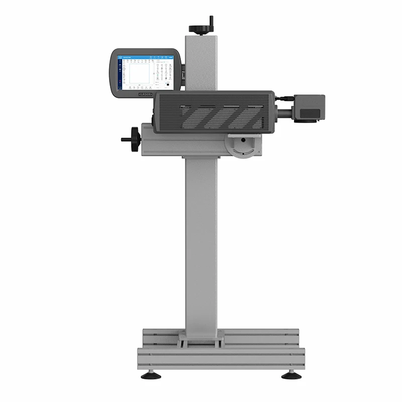 Laser Marking Machine 20w 30w 50w Fiber Co2 UV Online High Speed Flying Laser Engraving Machine