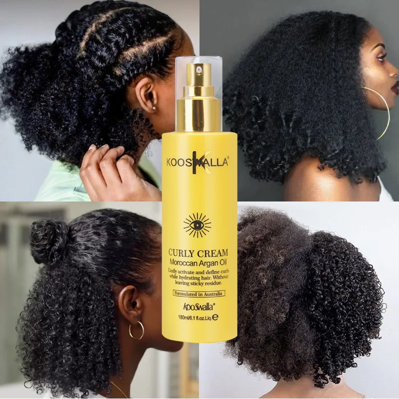 Private Label Curl Enhancers Cream for African Curly Hair Curling Cream 4c Curly Hair Care for Hair Curl Defining Cream