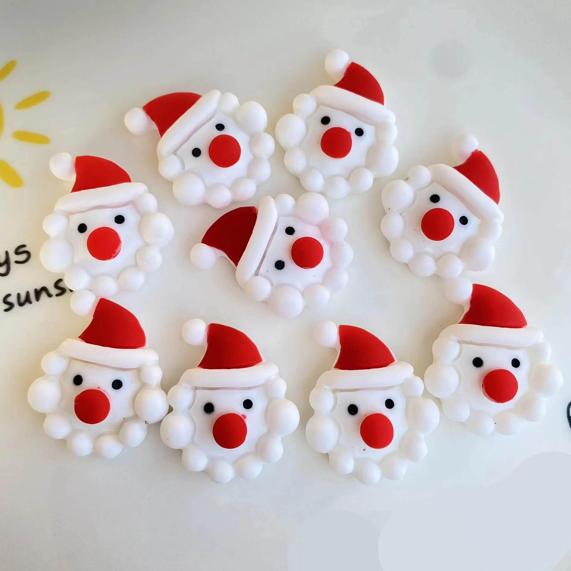 Christmas Soft PVC Fridge Magnet Decoration Accessories Cute Funny Santa Claus Christmas Stocking Refrigerator Magnet