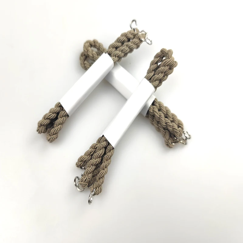 Hand-Made Black/Green Trouser Twisted Rope,  Boot Bands in Stock