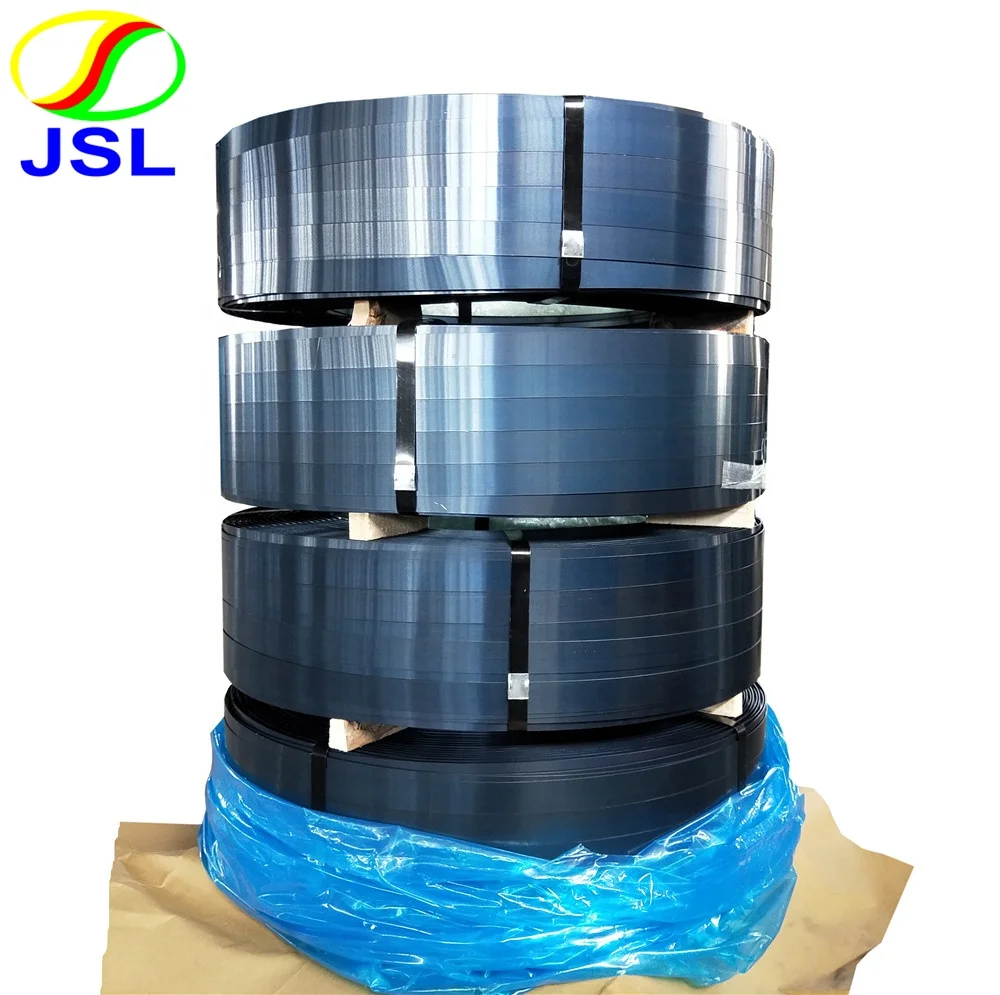 Cheap in Stock Blue tempered and Black Painted Cold Rolled Strip Steel
