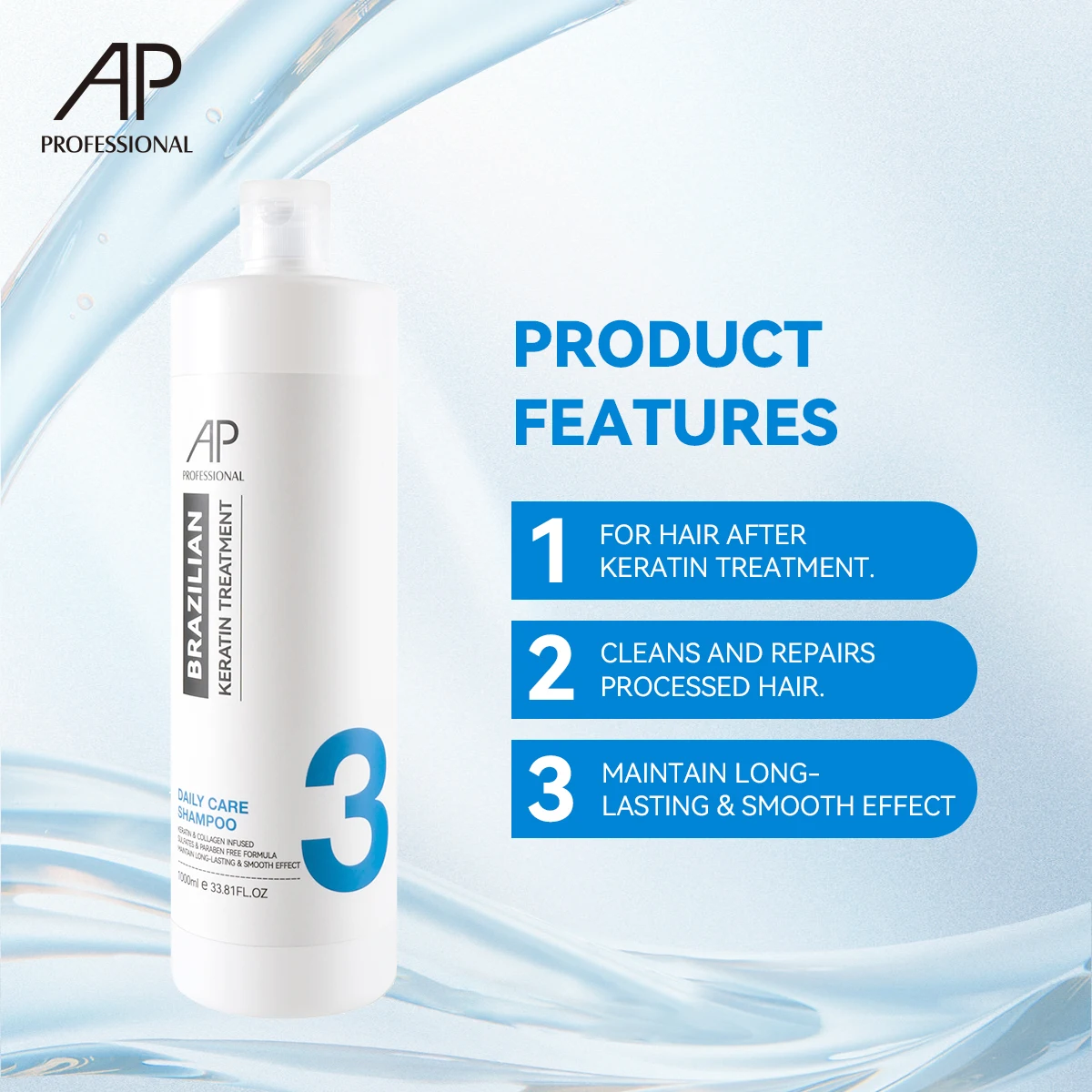 Salon Treatment Organic Keratin After Hair Care Collagen Professional Treatment Keratin Shampoo