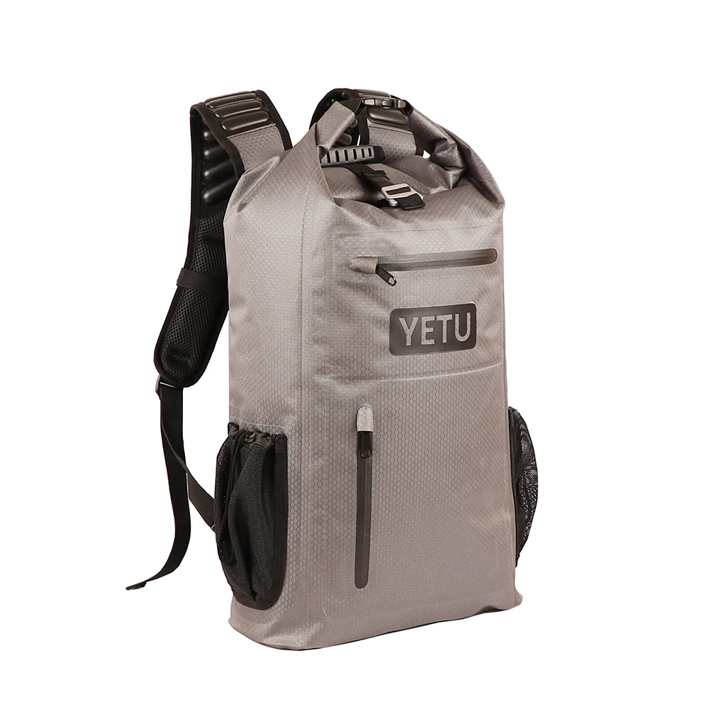 Hot Sell Custom Logo Nylon Ripstop 420D/PU+TPU Sport Hiking Waterproof Dry Bag