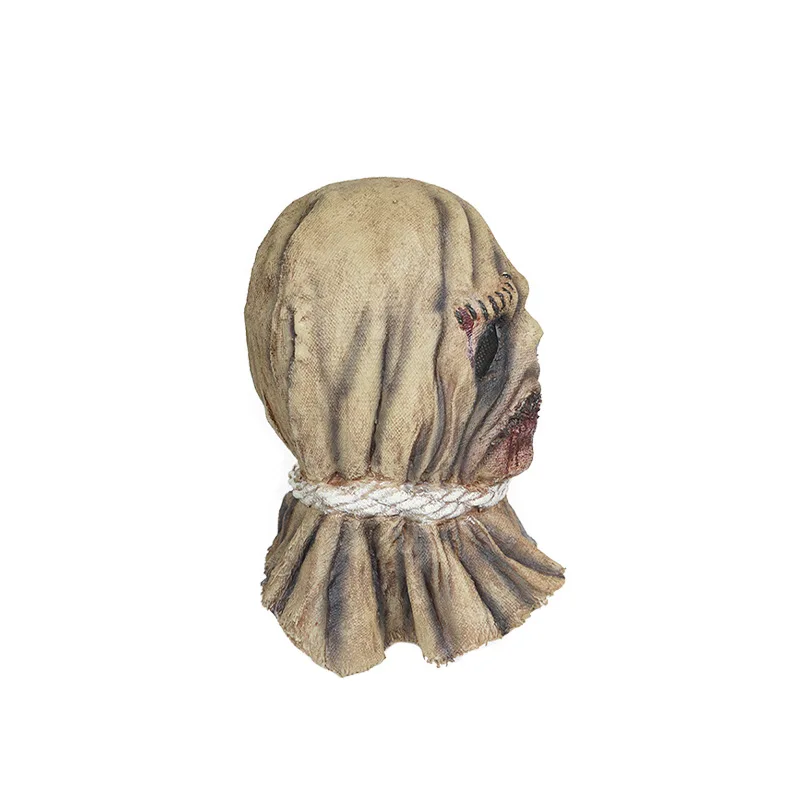 Adult Scare Scarecrow Latex Mask Halloween Party Scarecrow Mask Group Event Cosplay Bloodstained Hood