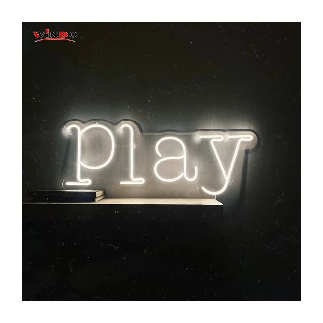 Winbo Dropshipping Custom led light neon sign Room Home Decoration Free design nostalgia game room neon sign