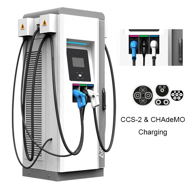 eFlex 60kW 400V 3-phase AC Input CCS and CHAdeMO EV DC Fast Charger with RFID and OCPP Connected Mobile Control