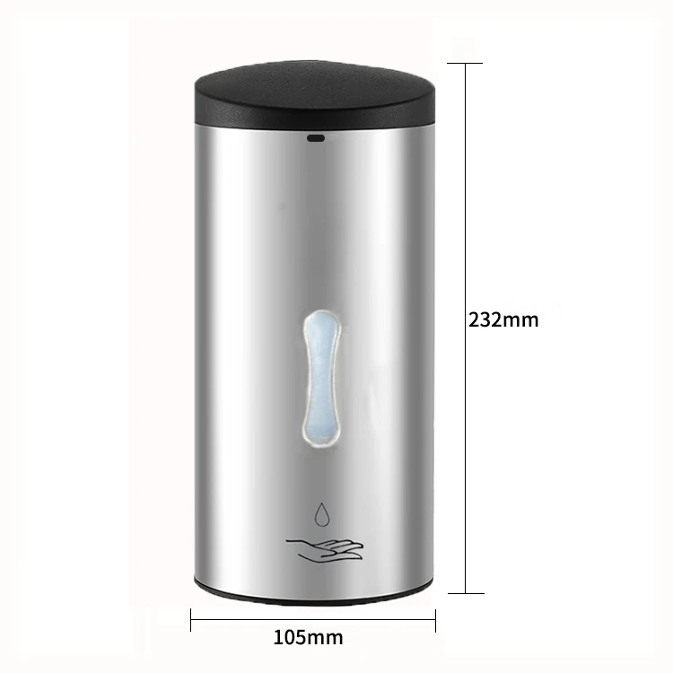2025 New Factory Direct Sale Refillable Stainless Steel Soap Dispenser Automatic Foam Dove Soap Dispenser Wall