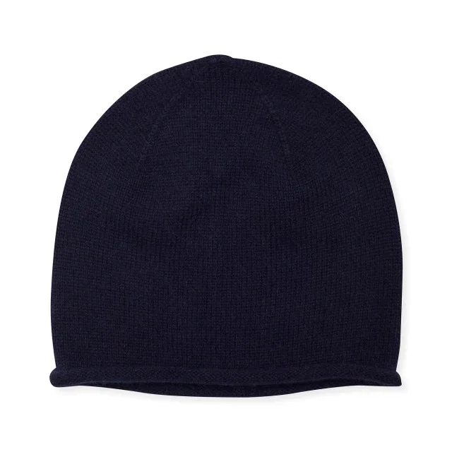 roll edge plain knit luxurious winter warm cashmere beanie for unisex