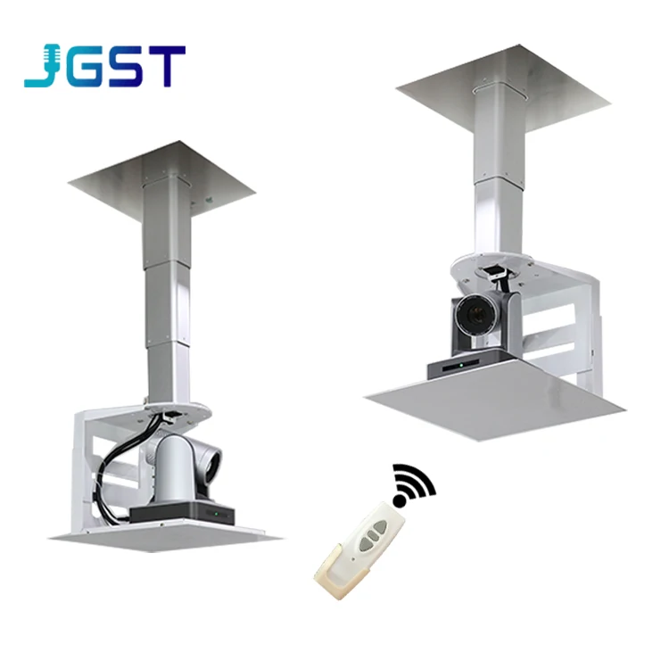 JGST hotselling Camera Lift Meeting Room Projector Hanger motorised Projector Lift Ceiling Mounts for Conference