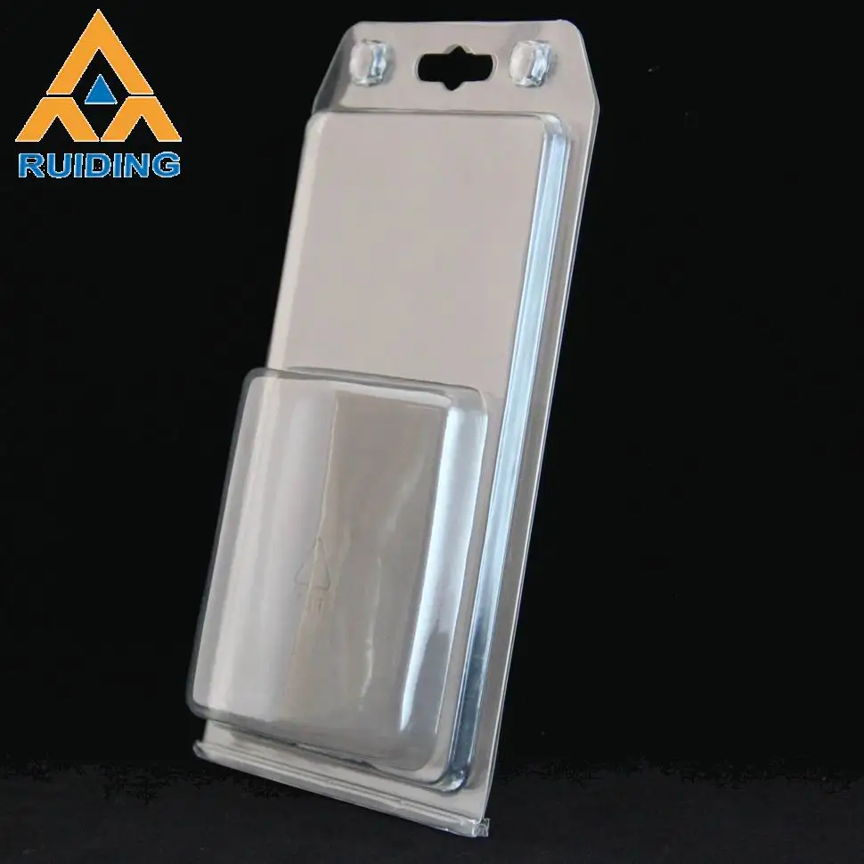 PVC PET RPET Plastic double blister package  for electronic ,cosmetic ,toy , home appliance,gift