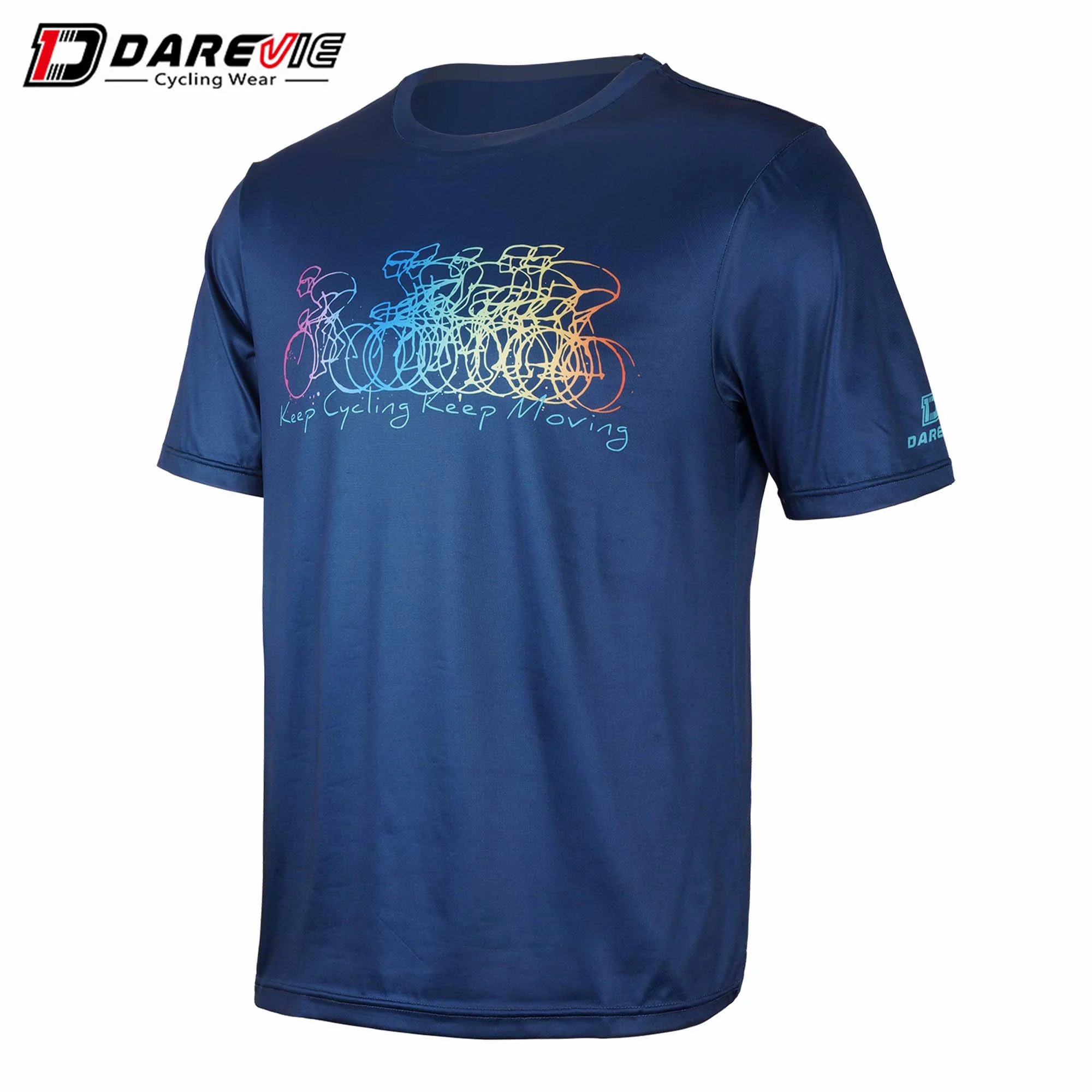 DAREVIE Wholesale OEM dirt bike cycling bicycle riding t-shirt jersey outdoor sport running giant bike shirt male ciclismo